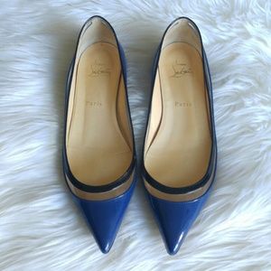 Christian Louboutin Paulina PVC Flats 38